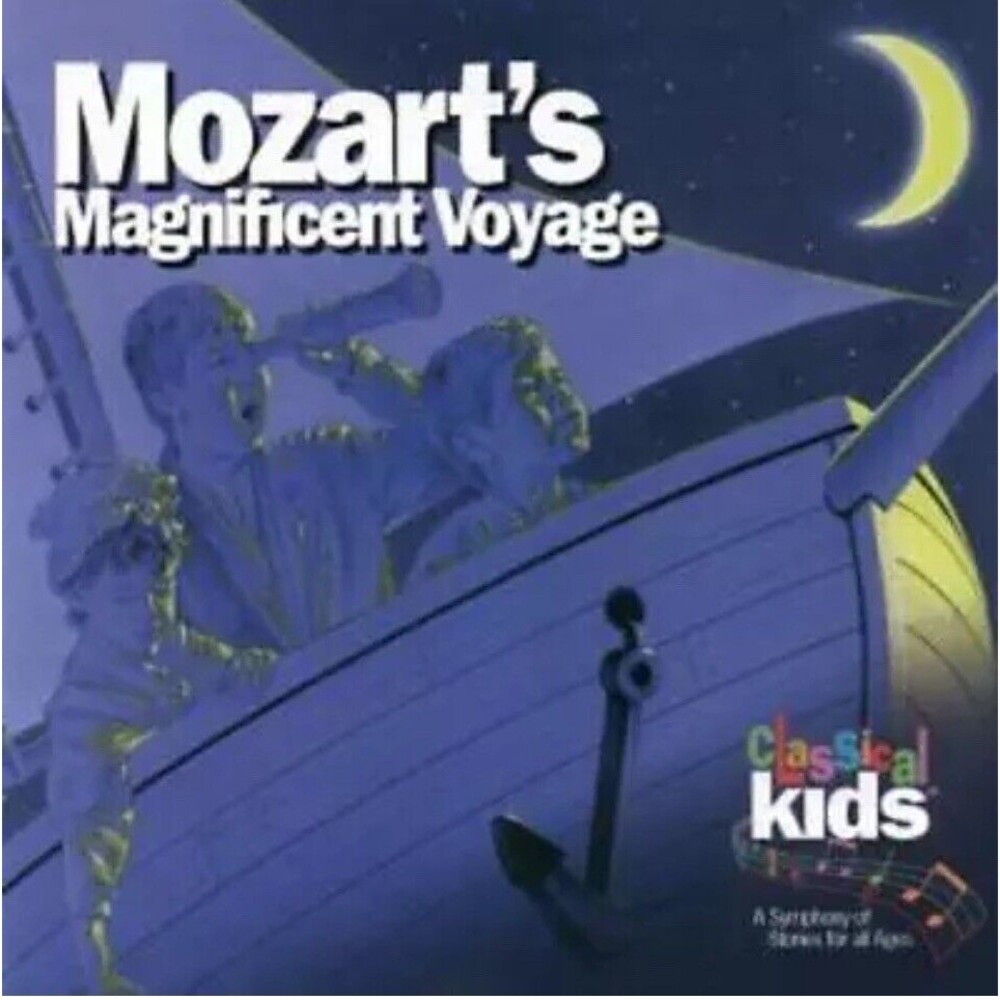 Mozart's Magnificent Voyage Classical Kids Music CD 1998 With Case and Insert